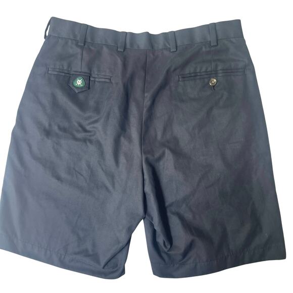 Brooks Brothers St Andrews Links Golf Shorts W34 Black 9”Inseam Tee/Glove Pocket - Picture 3 of 12